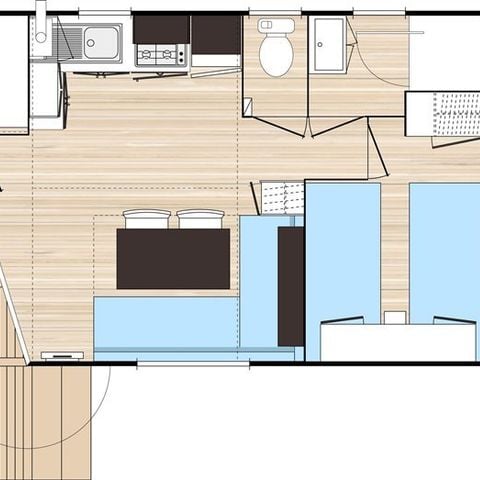Mobile home 4 persons - MH2 Les Causses Standard