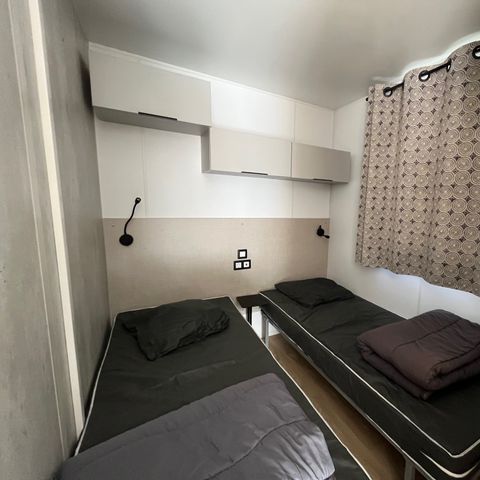 Mobilhome 4 personnes - MH Premium Grand Large Les Cévennes 30m² - 2 chambres-4pers - Terrasse semi-couverte - Climatisation