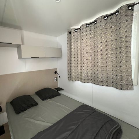 MOBILE HOME 4 people - MH Premium Grand Large Les Cévennes 30m² (2bed-4pers) + semi-covered terrace + air conditioning