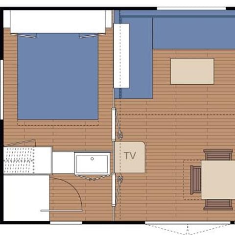 MOBILHOME 6 personas - MH3 La Dourbie