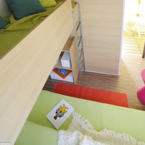 Canvas bungalow 4 persons - Tithome, without sanitary facilities