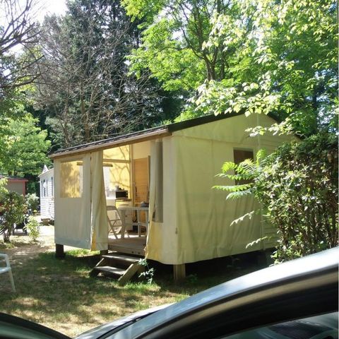 Canvas bungalow 4 persons - Tithome, without sanitary facilities