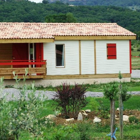 Chalet 8 personen - Alizé Maxi XXL 35 m²- 3 slaapkamers.