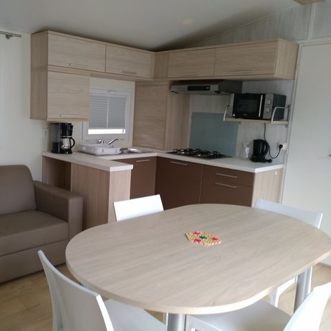 Mobilheim 6 Personen - 3 Schlafzimmer - 6 Personen