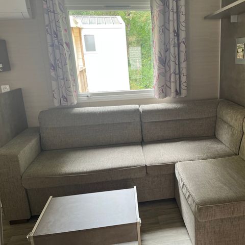 Stacaravan 6 personen - Stacaravan met 3 slaapkamers en overdekt terras