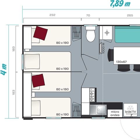 CASA MOBILE 6 persone - Casa mobile 6 persone