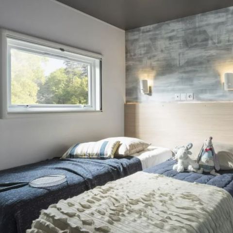 Mobilheim 6 Personen - EXKLUSIV 3 Schlafzimmer mit Master-Suite