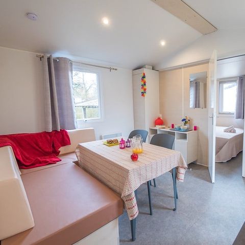 Mobilheim 4 Personen - Comfort | 2 Zi. | 4 Pers. | Einfache Terrasse