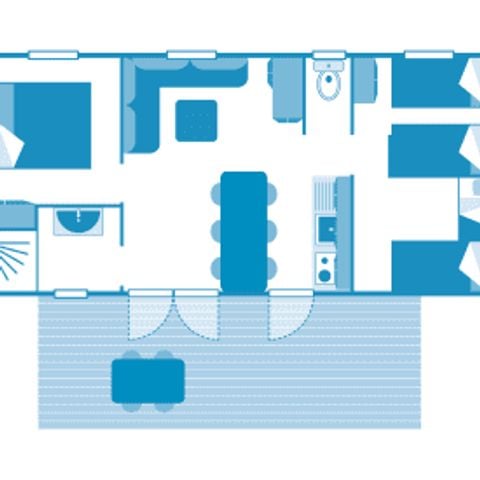 BUNGALOW 6 personnes - Cottage 6p 3ch ****