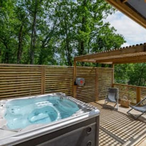 Stacaravan 6 personen - Vakantiehuis Dordogne 6p 3ch Premium Spa