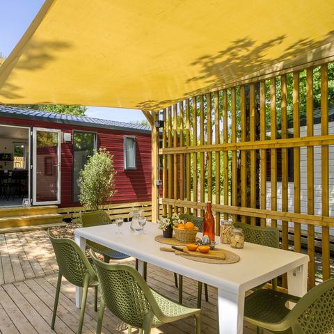 Mobilheim 4 Personen - Cottage Privilège Plus TV LV Klimaanlage - 2 Schlafräume 2 Bäder - 4 Pers.