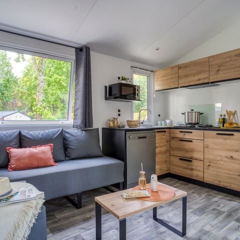 Mobilheim 4 personen - Cottage Privilège Plus TV LV Klimaanlage - 2 Schlafräume 2 Bäder - 4 Pers.
