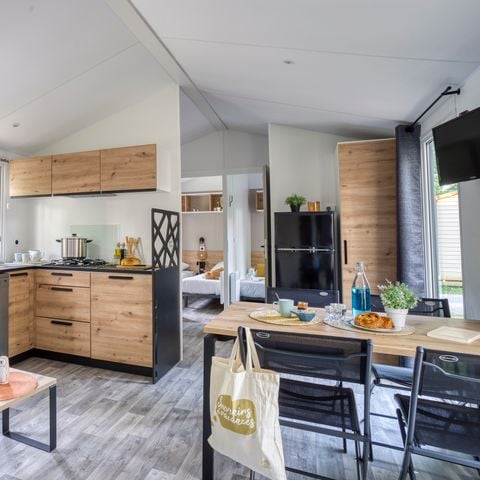 Mobilheim 4 personen - Cottage Privilège Plus TV LV Klimaanlage - 2 Schlafräume 2 Bäder - 4 Pers.