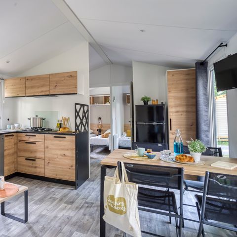 Mobilheim 4 Personen - Cottage Privilège Plus TV LV Klimaanlage - 2 Schlafräume 2 Bäder - 4 Pers.