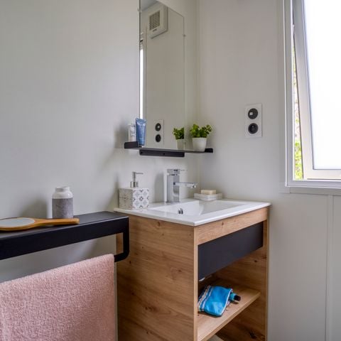 Stacaravan 6 personen - Cottage Privilège Plus TV LV Clim - 3 slaapkamers 2 badkamers - 6 pers