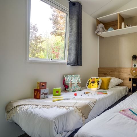 Mobilheim 6 personen - Cottage Privilège Plus TV LV Klimaanlage - 3 Schlafräume 2 Bäder - 6 Pers.