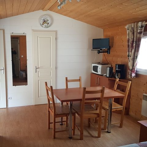 Chalet 6 personen - Grand Confort type KAITI 830 - 4/6 zitplaatsen,