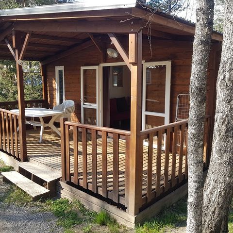 Chalet 4 personen - Comfort type Modulo 18 - 2/4 zitplaatsen,