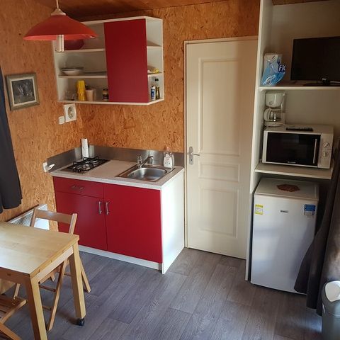 CHALET 4 personen - Comfort type Modulo 18 - 2/4 zitplaatsen,