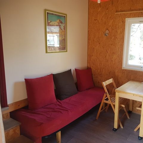 Chalet 4 personen - Comfort type Modulo 18 - 2/4 zitplaatsen,
