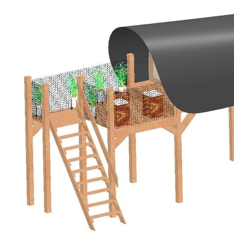 SISTEMAZION ATIPICHE 2 persone - Bozzolo su palafitte