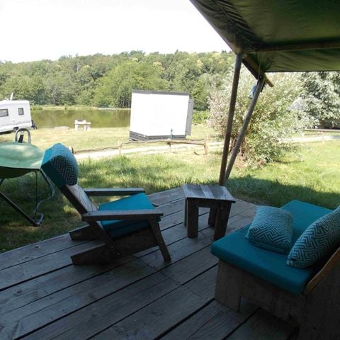 Tente en toile et en bois 5 personnes - Safari Eco