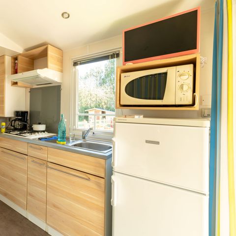 Mobilheim 4 Personen - Confort - 30 m² - 2 Zimmer - Blick Bauernhof