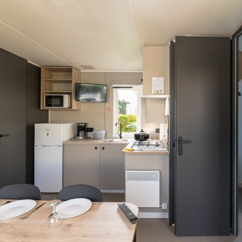 Mobilheim 4 Personen - Confort - 30 m² - 2 Zimmer - Blick auf die Düne