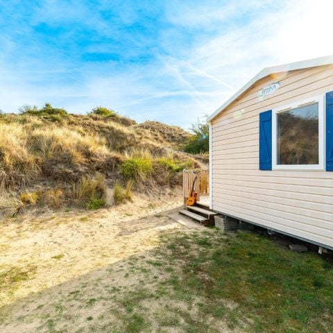 Stacaravan 4 personen - Confort - 30 m² - 2 slaapkamers - Uitzicht op de duinen