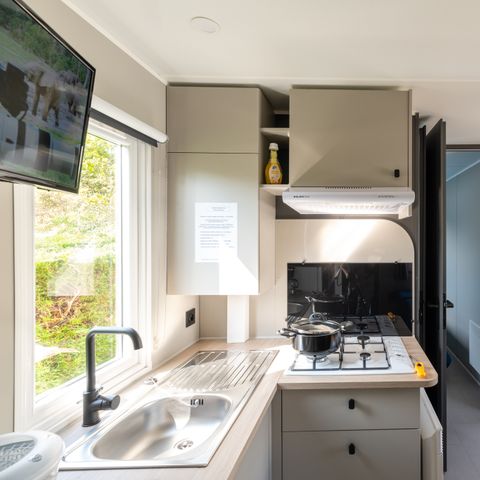 Mobilheim 4 Personen - Confort - 30 m² - 2 Zimmer - Blick auf die Düne