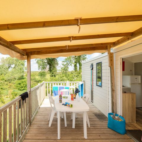 Stacaravan 4 personen - Privilège - 30 m² - 2 slaapkamers