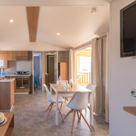 Mobile home 4 persons - Premium - 38.4 m² - 2 bedrooms - 2 bathrooms - BBQ