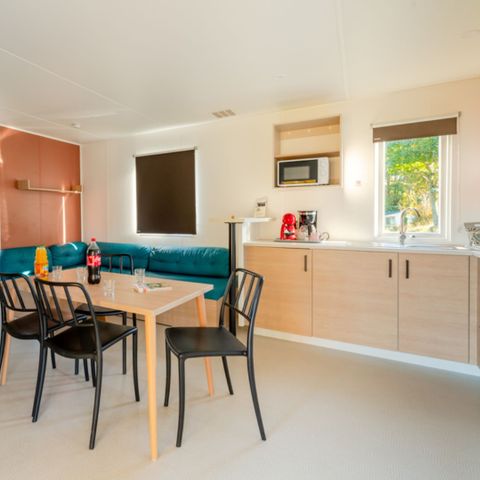 Mobile home 7 persons - Premium Jardin- 38.5m² - 3 bedrooms - 2 bathrooms - 2 toilets