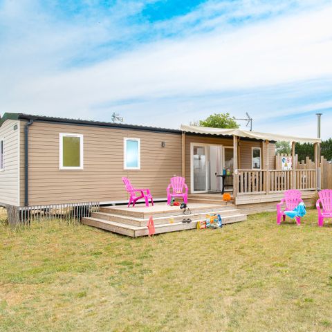 Mobilheim 7 Personen - Premium Jardin- 38.5m² - 3 Schlafzimmer - 2 Badezimmer - Nordisches Bad