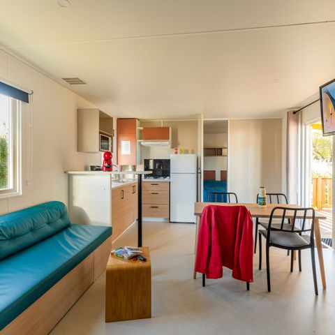 Mobilheim 7 Personen - Premium Jardin- 38.5m² - 3 Schlafzimmer - 2 Badezimmer - Nordisches Bad