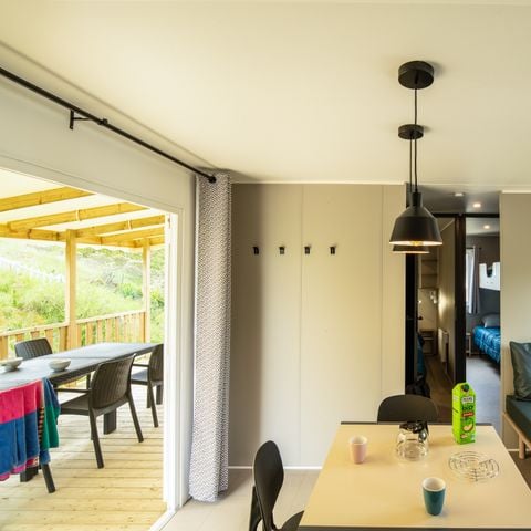 Stacaravan 8 personen - Premium - 38.5m² - 4 kamers - 2 badkamers - Duinzicht