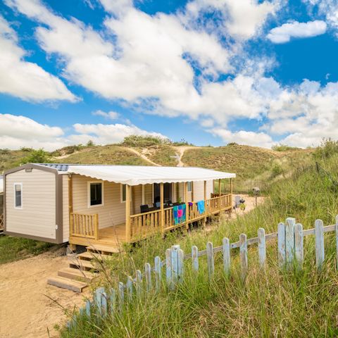 Mobilheim 8 Personen - Premium - 38.5m² - 4 Schlafzimmer - 2 Bäder - Ausblick Düne