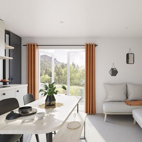 MOBILHOME 6 personnes - Privilège  33m² - 3 chambres - 6 pers - Vue dune