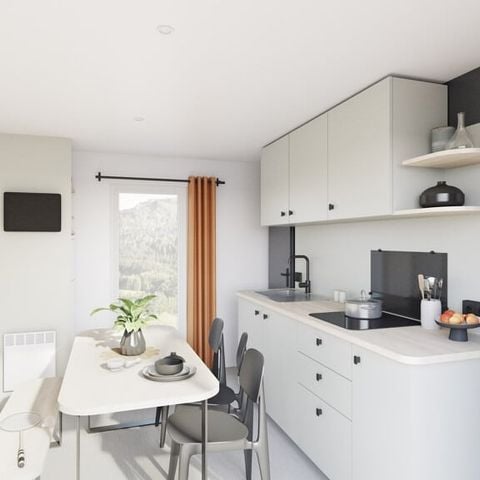 MOBILHOME 6 personnes - Privilège  33m² - 3 chambres - 6 pers - Vue dune