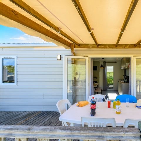 MOBILHOME 6 personnes - Privilège  33m² - 3 chambres - 6 pers - Vue dune