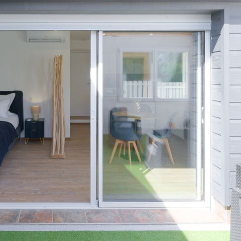 ESTUDIO 2 personas - Estudio Sable para 2 personas - Aire acondicionado - Terraza y spa privado - En el corazón de Port-Bail - Acceso a la piscina - Fuera del camping