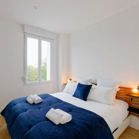 APARTEMENTO 4 personas -  Embrun - 1 dormitorio - Aire acondicionado - Terraza privada - 4 personas - En el corazón de Portbail - Acceso a la piscina - Fuera del camping