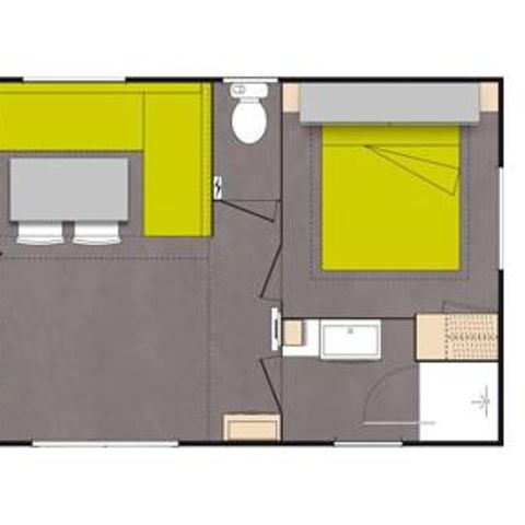 Mobile home 5 persons - Confort 29m² - 29m²