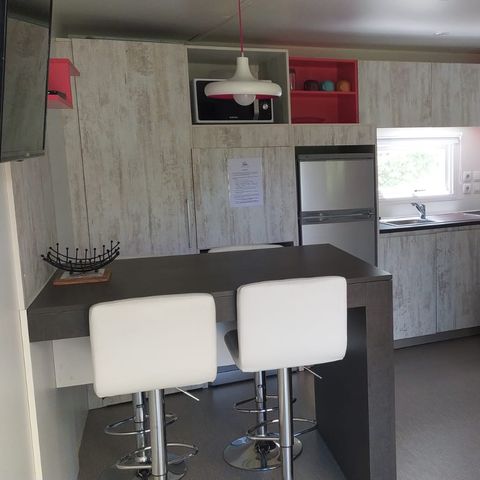 Mobilheim 5 personen - Premium klimatisiert 40m²