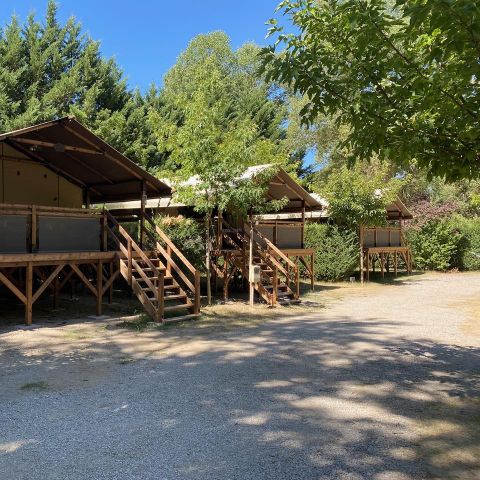 Safarizelt 5 personen - Stelzenlodge Komfort+ 46m² - Ohne Sanitäranlagen