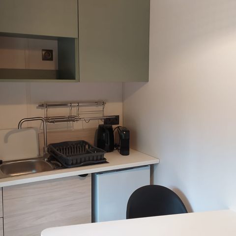 Chalet 2 personen - Cajou Confort 1 slaapkamer + overdekt terras 9m².