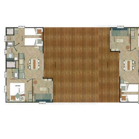 Chalet 12 persons - Badiane Air-conditioned Premium - 4 bedrooms - TRIBU - 4 bathrooms - 50m² terrace