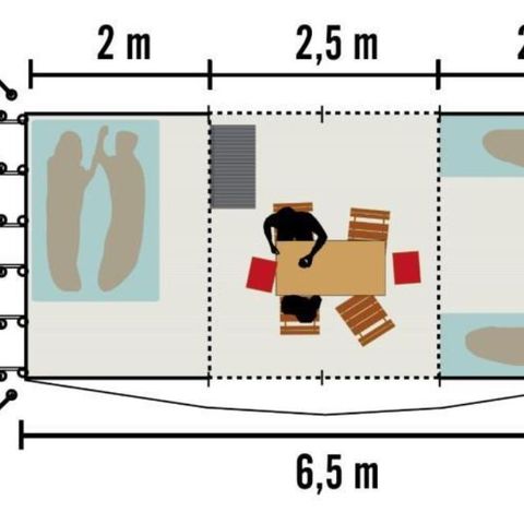 TENT 4 people - Ready to Camp package