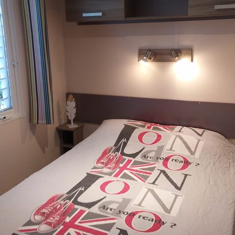Stacaravan 4 personen - Loggia Confort 24 m² - 2 slaapkamers - Overdekt terras - Airconditioning - Tv
