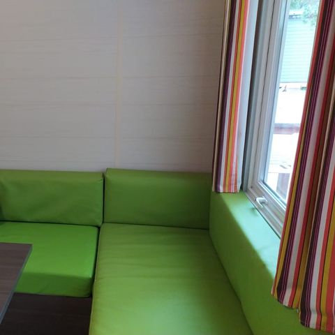 Mobilhome 5 personnes - Mobil-home Confort 29m² (2 chambres ) + Terrasse couverte + Clim